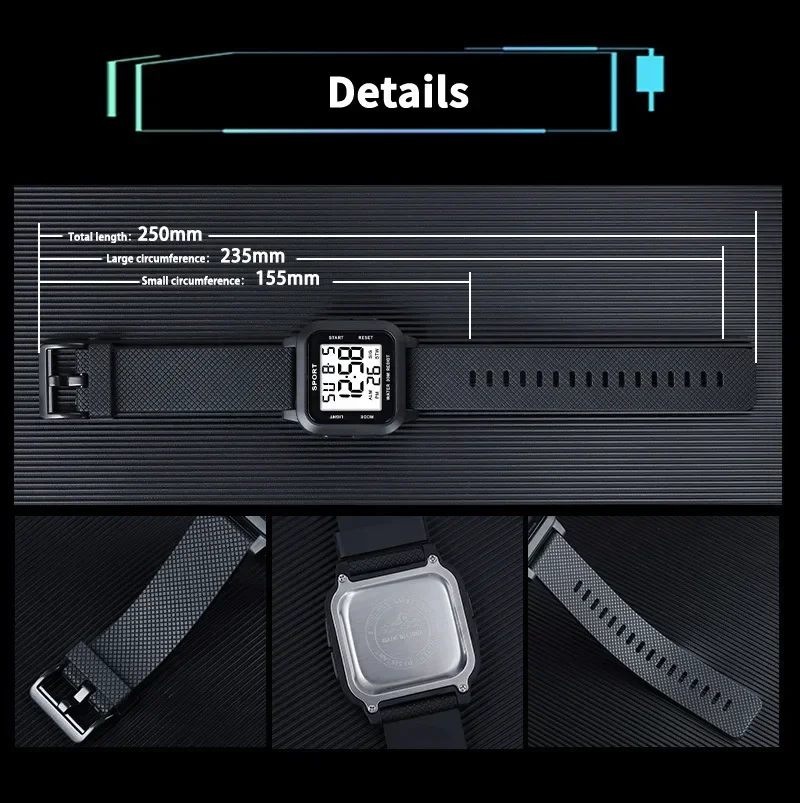 Sports Watches for Men Electronic Watch Digital Retro Style Clock Men Male Reloj Hombre Students Sports Watch Relogio Masculino