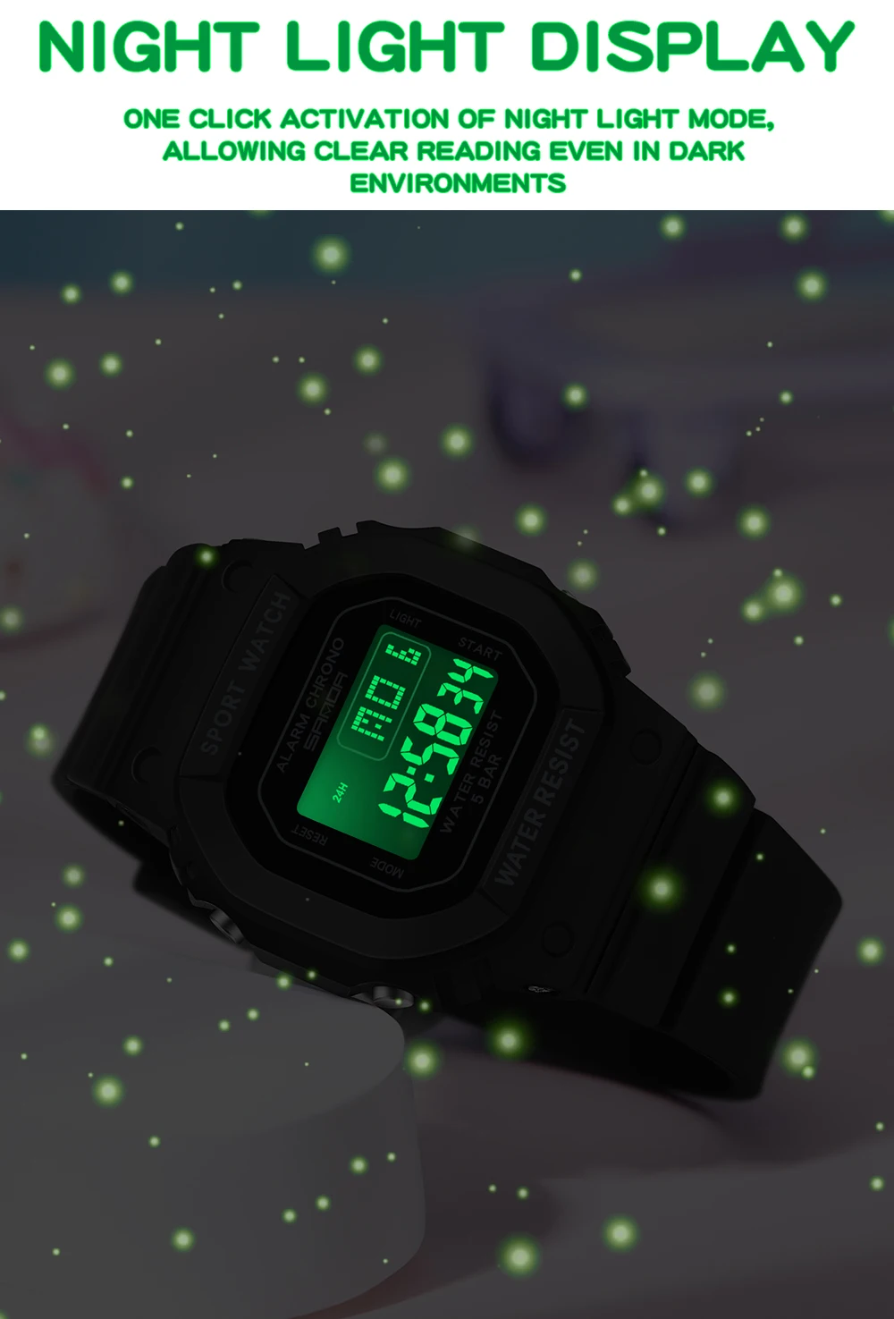 SANDA Boys Girls LED Digital Watch Children Sports Watch For Waterproof Electronic Watch Children Outdoors Casual Gift Watch