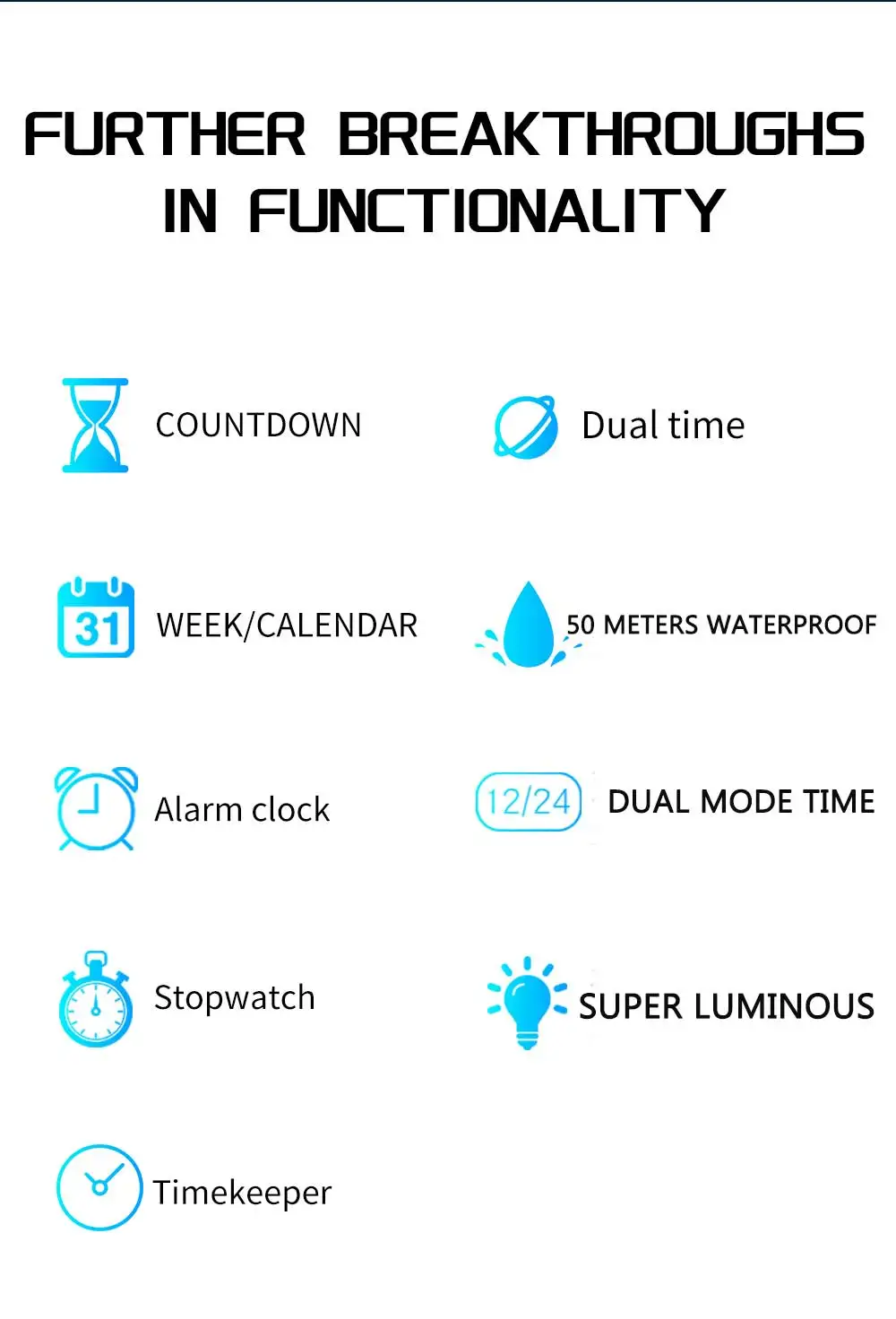 SANDA Children Fashion Digital Movement Teenager Students Hand Clock Trendy Water Resistant Outdoor Sports Mode Wrist Stop Watch