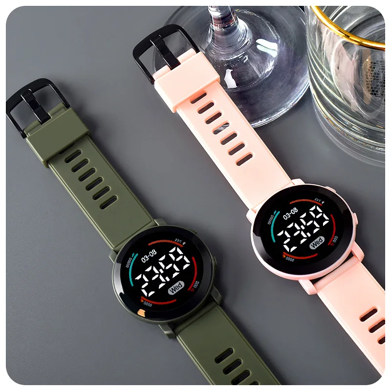 Fashion Boys Girls Digital Watch Cartoon Luminous Kids LED Sports Watches Children's Electronic Wristwatch for Children