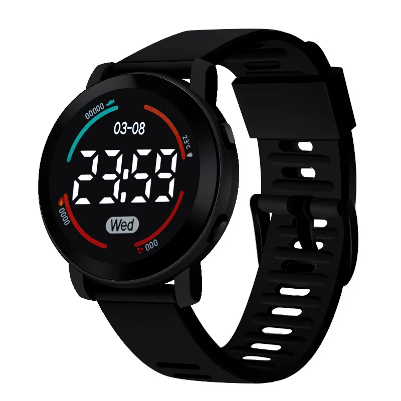Fashion Boys Girls Digital Watch Cartoon Luminous Kids LED Sports Watches Children's Electronic Wristwatch for Children