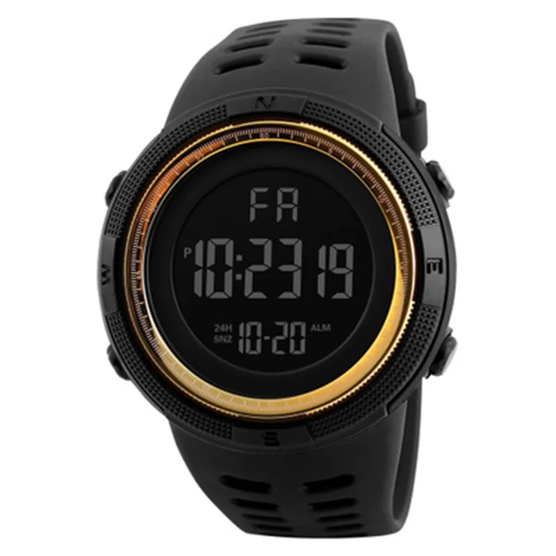 Waterproof Sports Watch Luxury Electronic Watch for Men LED Alarm Clock Military Digital Wristwatch for Man Boys Student Teen