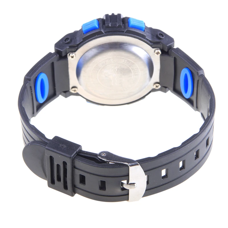 Waterproof Kids Boys Sports Multifunction Electronic LED Alarm Date Wrist Watch