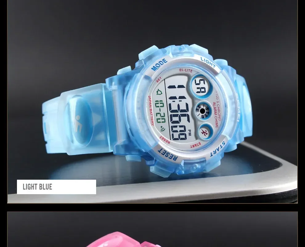 SKMEI 1451 Dropship Fashion Waterproof Children Boy Girl Watch Digital LED Watches  Alarm Date Sports Electronic Digital Watch