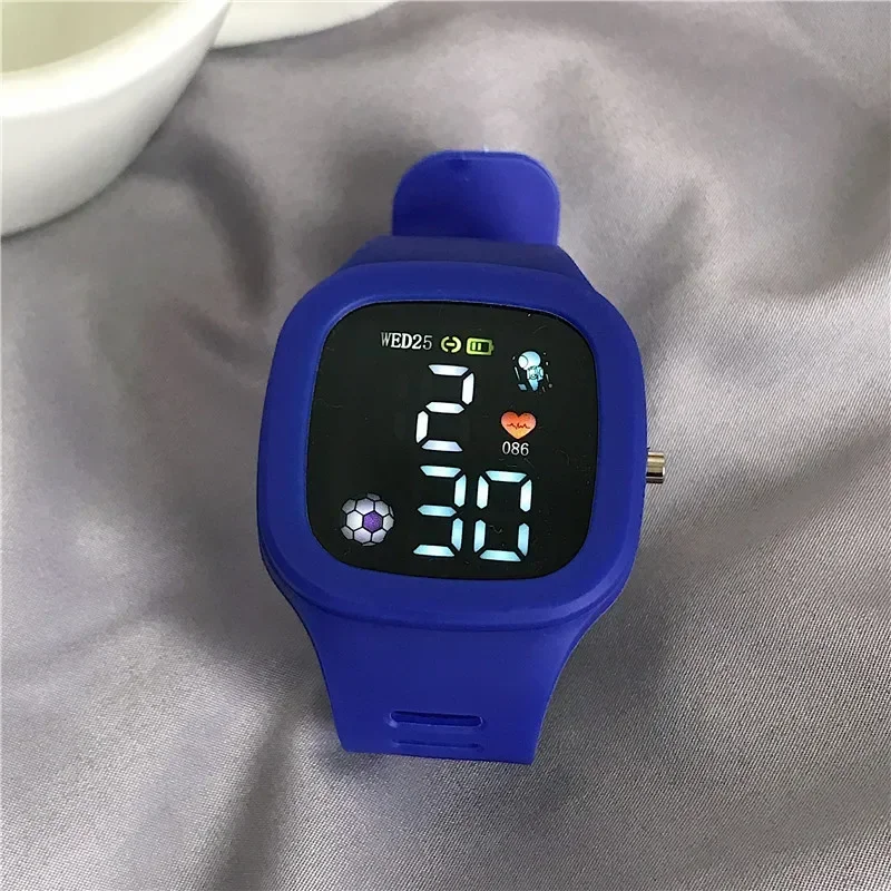 NEW 3D Cat-ear Kids Watch Sports Electronic Watches for Girls and Boys Student Luminous Waterproof LED Digital Wristwatch Gifts