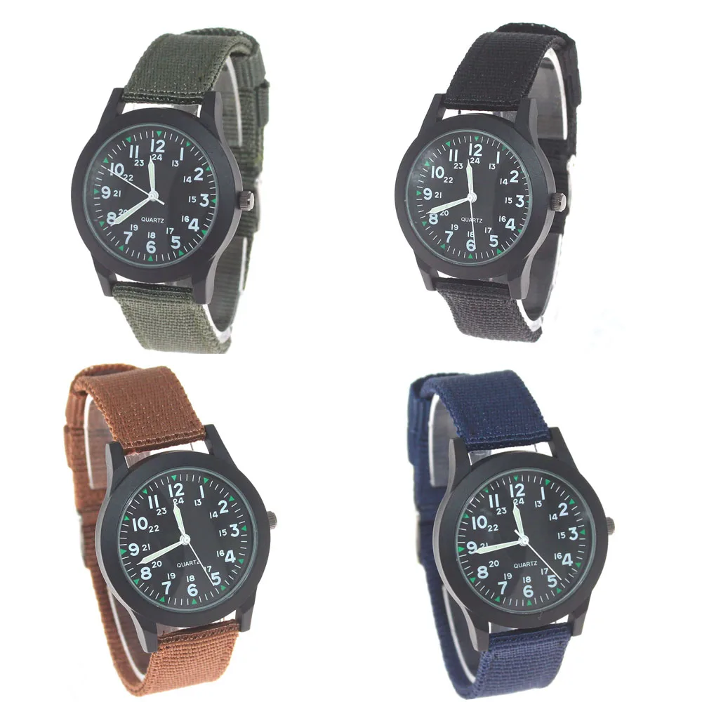 New Fashion Men Children Boys Girls Fashion Cool Quartz Saber Watches Students Canvas Electronic Wrist Watch
