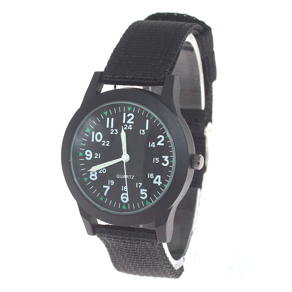 New Fashion Men Children Boys Girls Fashion Cool Quartz Saber Watches Students Canvas Electronic Wrist Watch
