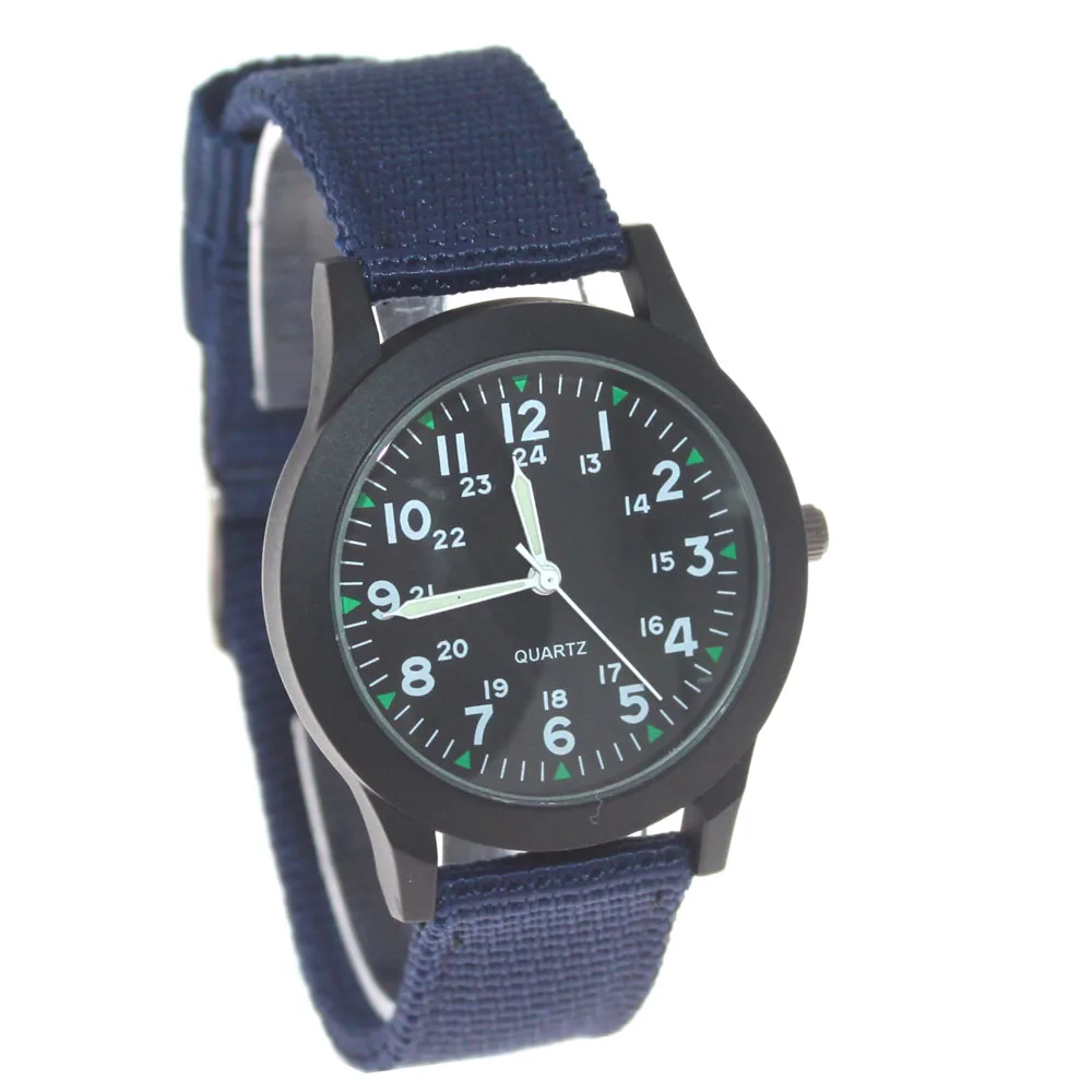 New Fashion Men Children Boys Girls Fashion Cool Quartz Saber Watches Students Canvas Electronic Wrist Watch