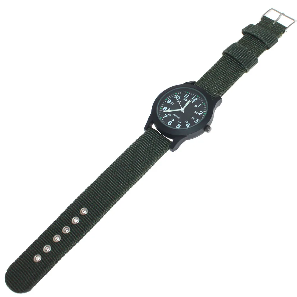 New Fashion Men Children Boys Girls Fashion Cool Quartz Saber Watches Students Canvas Electronic Wrist Watch