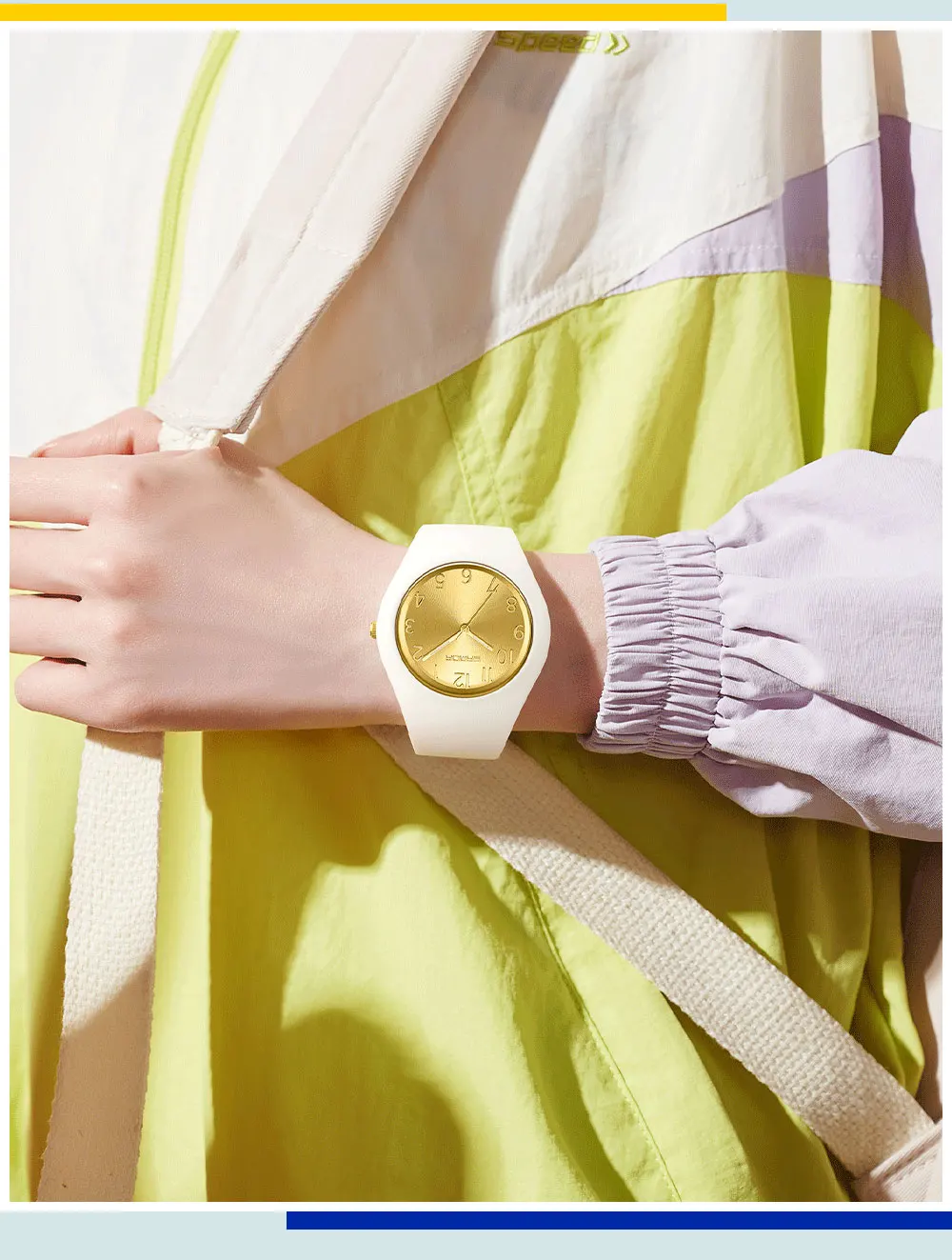SANDA Fashion Ladies Children Quartz Watches for Boys Girls Kids Watch Waterproof Women Silicone Watchband Quartz Clock Gift