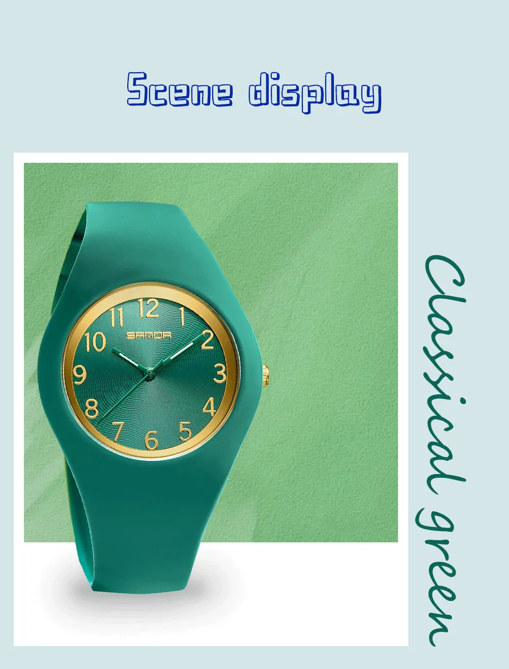 SANDA Fashion Ladies Children Quartz Watches for Boys Girls Kids Watch Waterproof Women Silicone Watchband Quartz Clock Gift