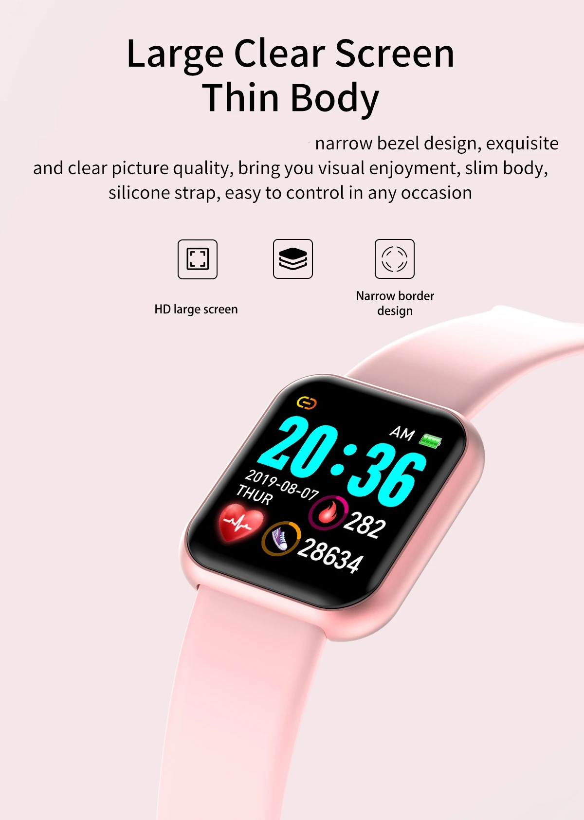 Smartwatch Men Women Kids Watch Electronic Smart Watches D20 Y68 Clock Fitness Monitor Birthday Gift For IOS Android Bracelet