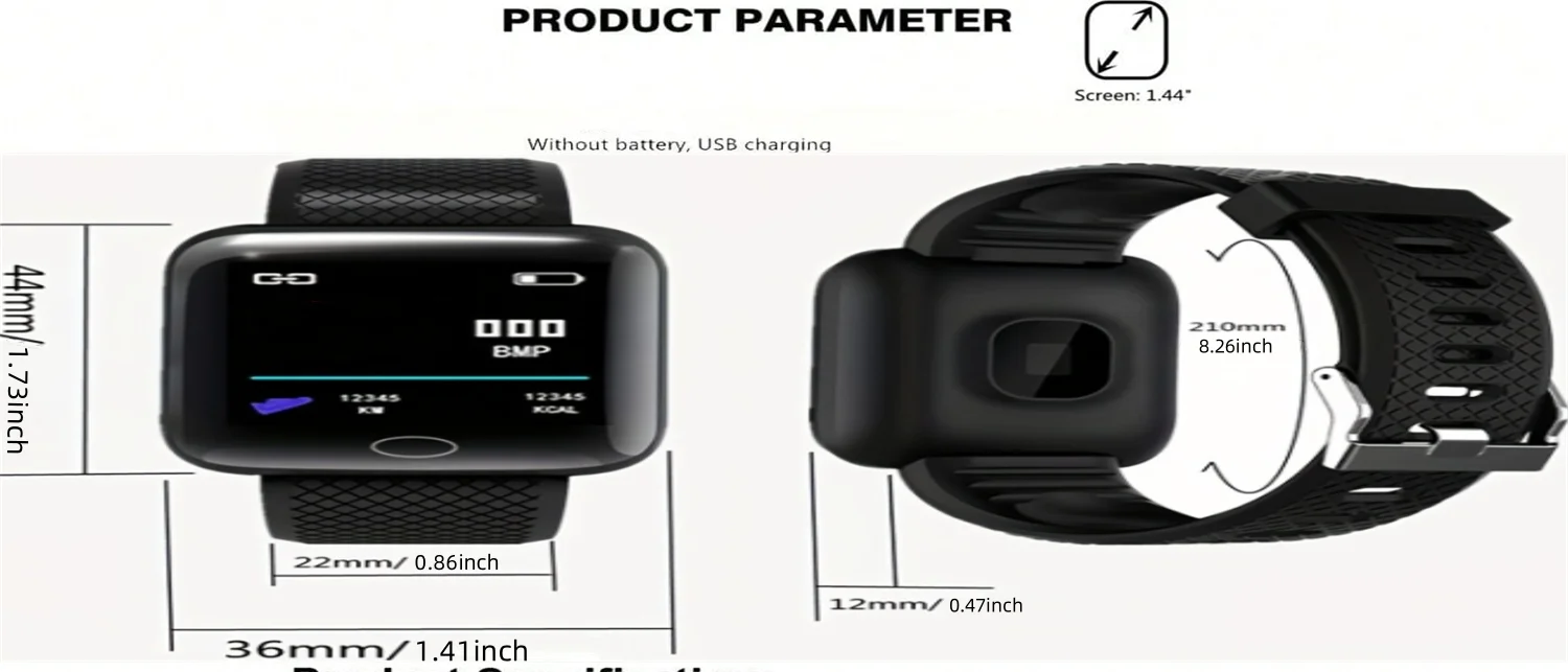 Smartwatch Men Women Kids Watch Electronic Smart Watches D20 Y68 Clock Fitness Monitor Birthday Gift For IOS Android Bracelet