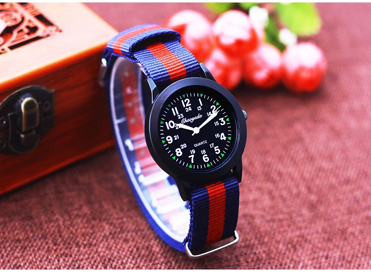 2026 New Fashion Sports Contrast Stripes Quartz Watches For Children Boys Girls Students Woman Man Cool Waterproof Birthday Gift