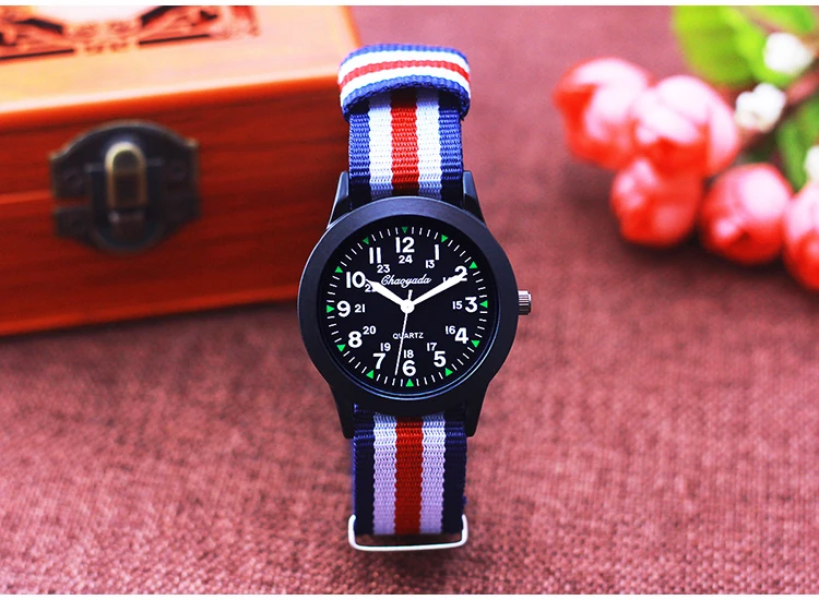 2026 New Fashion Sports Contrast Stripes Quartz Watches For Children Boys Girls Students Woman Man Cool Waterproof Birthday Gift