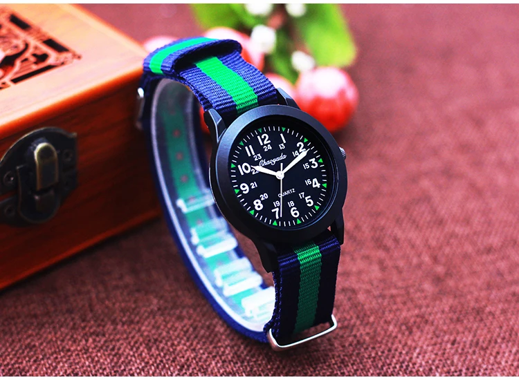 2026 New Fashion Sports Contrast Stripes Quartz Watches For Children Boys Girls Students Woman Man Cool Waterproof Birthday Gift