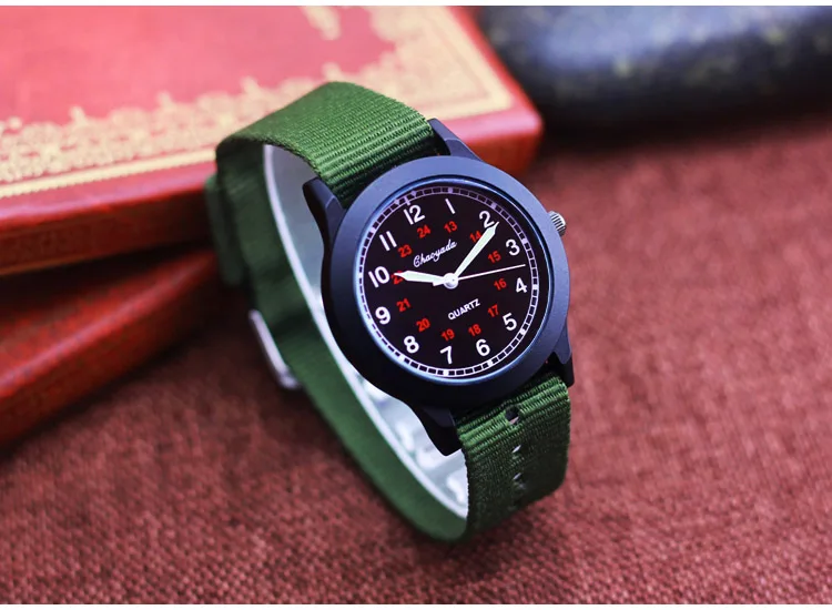 2026 CYD New Famous Brand Men Children Boys Girls Fashion Cool Quartz Saber Watches Students Kids Canvas Electronic Wristwatches