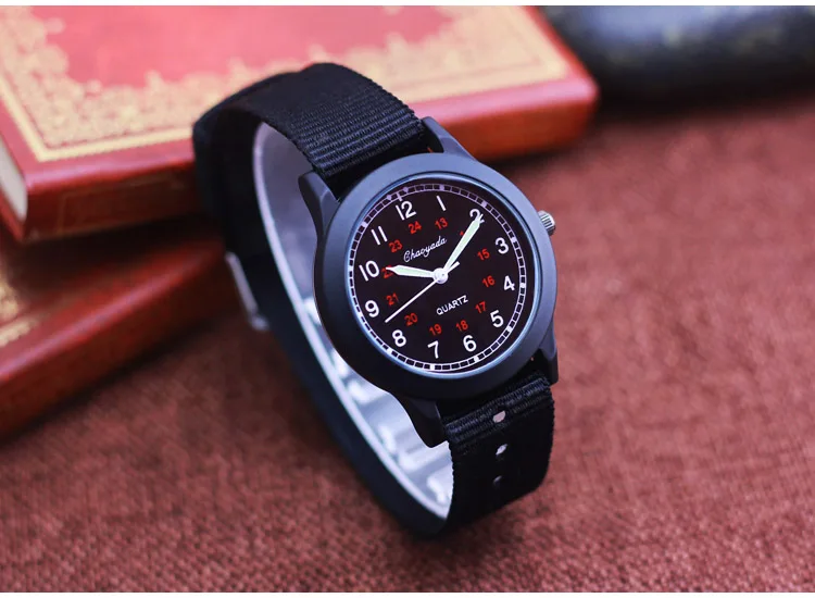 2026 CYD New Famous Brand Men Children Boys Girls Fashion Cool Quartz Saber Watches Students Kids Canvas Electronic Wristwatches