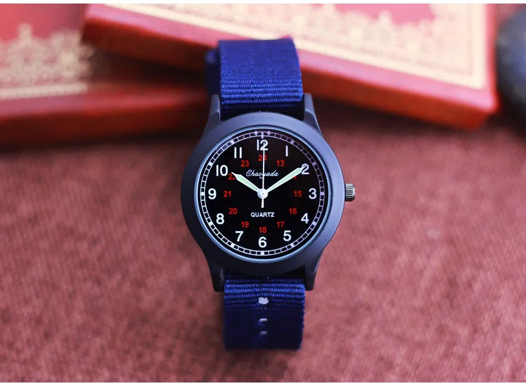 2026 CYD New Famous Brand Men Children Boys Girls Fashion Cool Quartz Saber Watches Students Kids Canvas Electronic Wristwatches