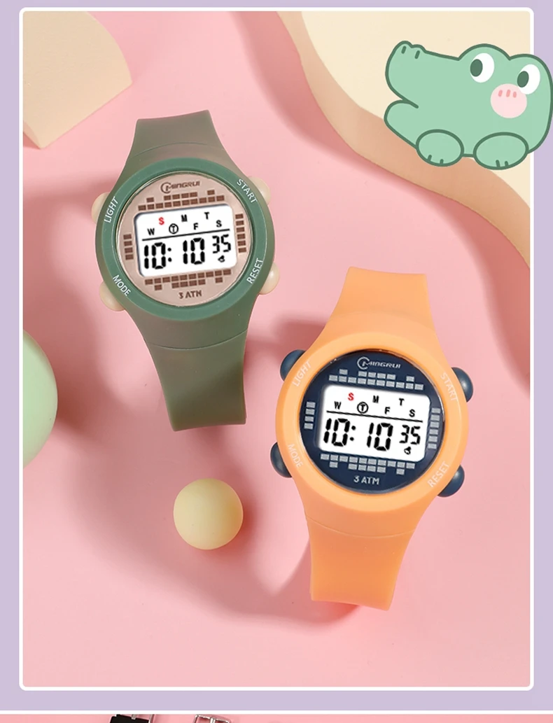 Kids Sport Watches Alarm Stopwatch Children Digital Watch For Boys Girls 30M Waterproof Military Student Electronic Wristwatch