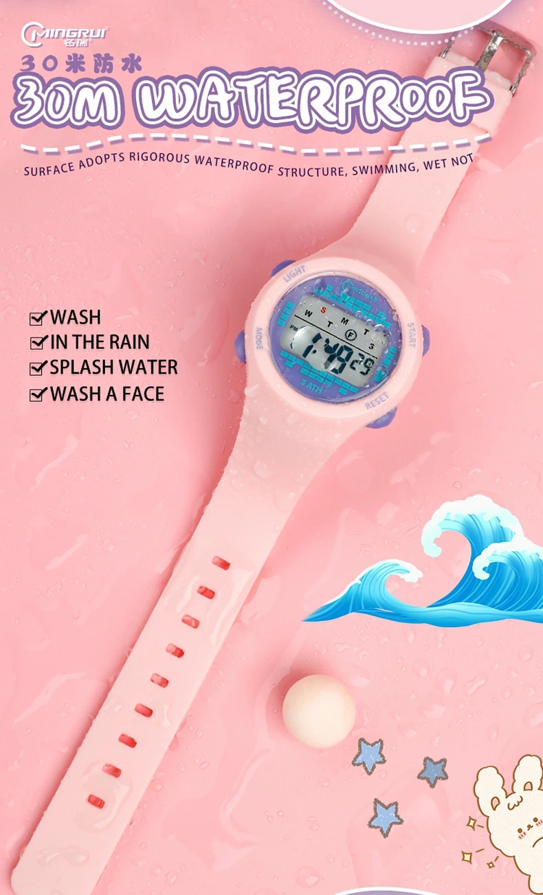 Kids Sport Watches Alarm Stopwatch Children Digital Watch For Boys Girls 30M Waterproof Military Student Electronic Wristwatch