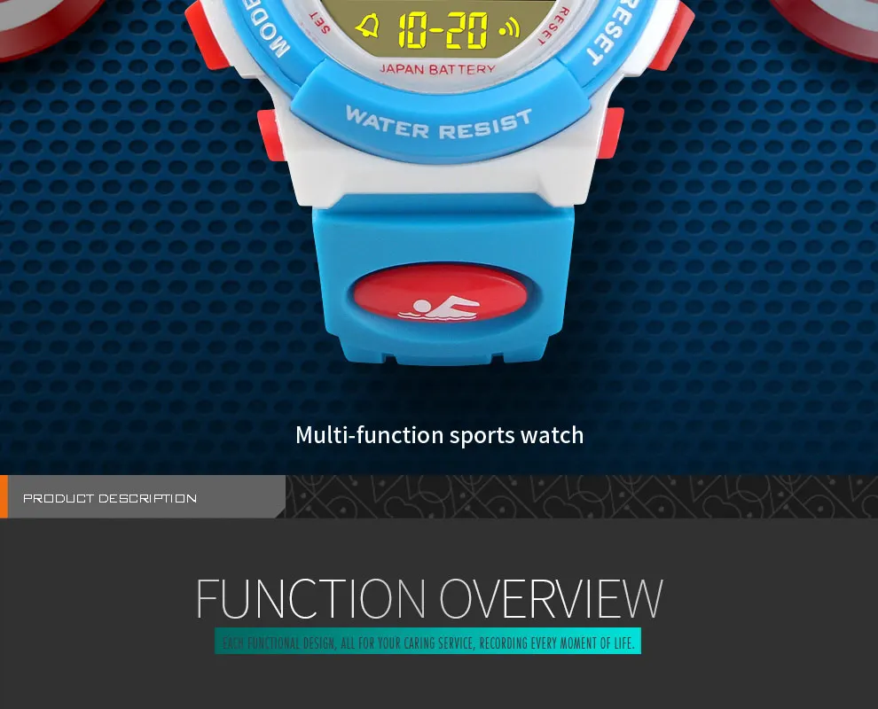 SKMEI 1451 Children Digital Shockproof Watch for Kids Color Alarm Sport Electronic Waterproof Boy Girl Wristwatch Military 1548