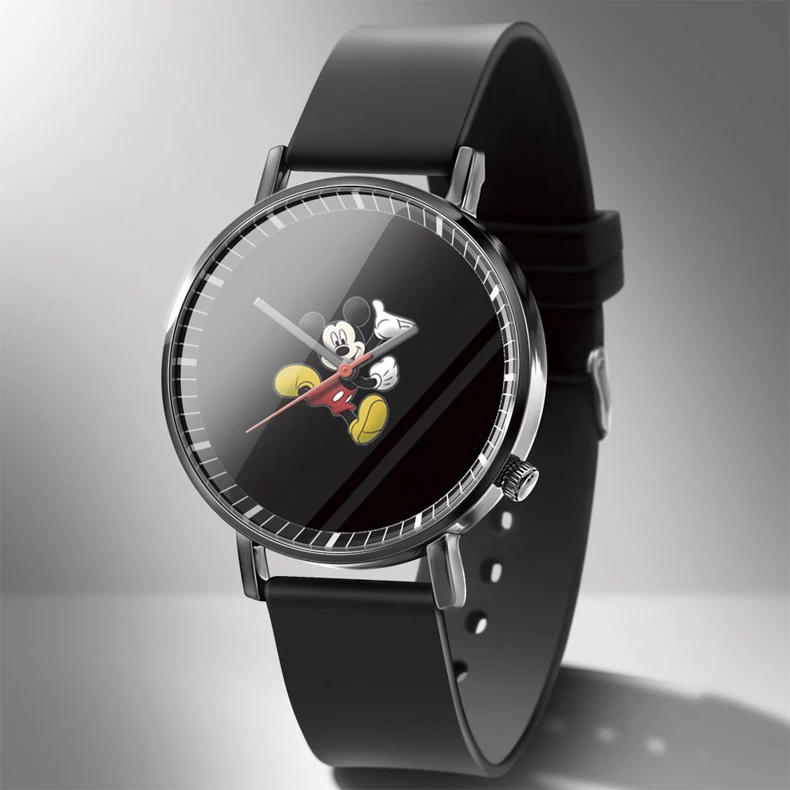 Disney Mickey Minnie Mouse Girl Boy Children's Kids Watch Women Cute Male Female Couple Wrist Watches Birthday Gifts