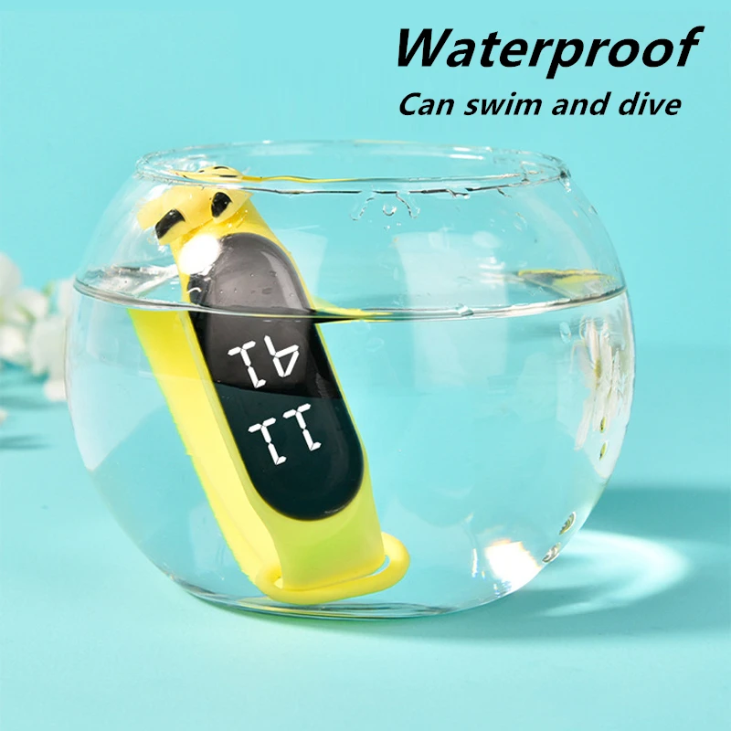Waterproof Sports Watch for Kids Cartoon Dinosaur Unicorn Toys Children Led Digital Electronic Watch for Boys Girls Bracelet