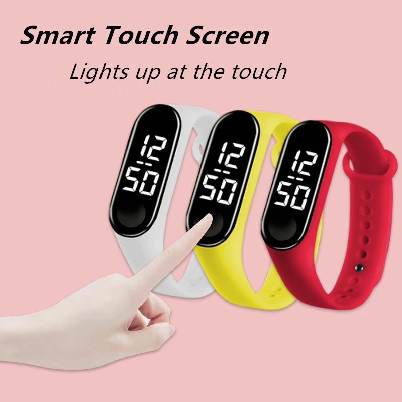 Waterproof Sports Watch for Kids Cartoon Dinosaur Unicorn Toys Children Led Digital Electronic Watch for Boys Girls Bracelet