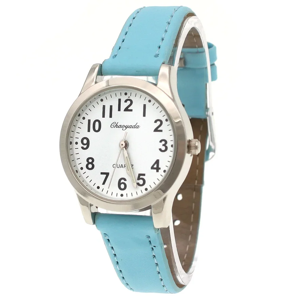 Fashion Student Boy Watch Girls Watches Women Leather Watch Quartz Wristwatches For Kids
