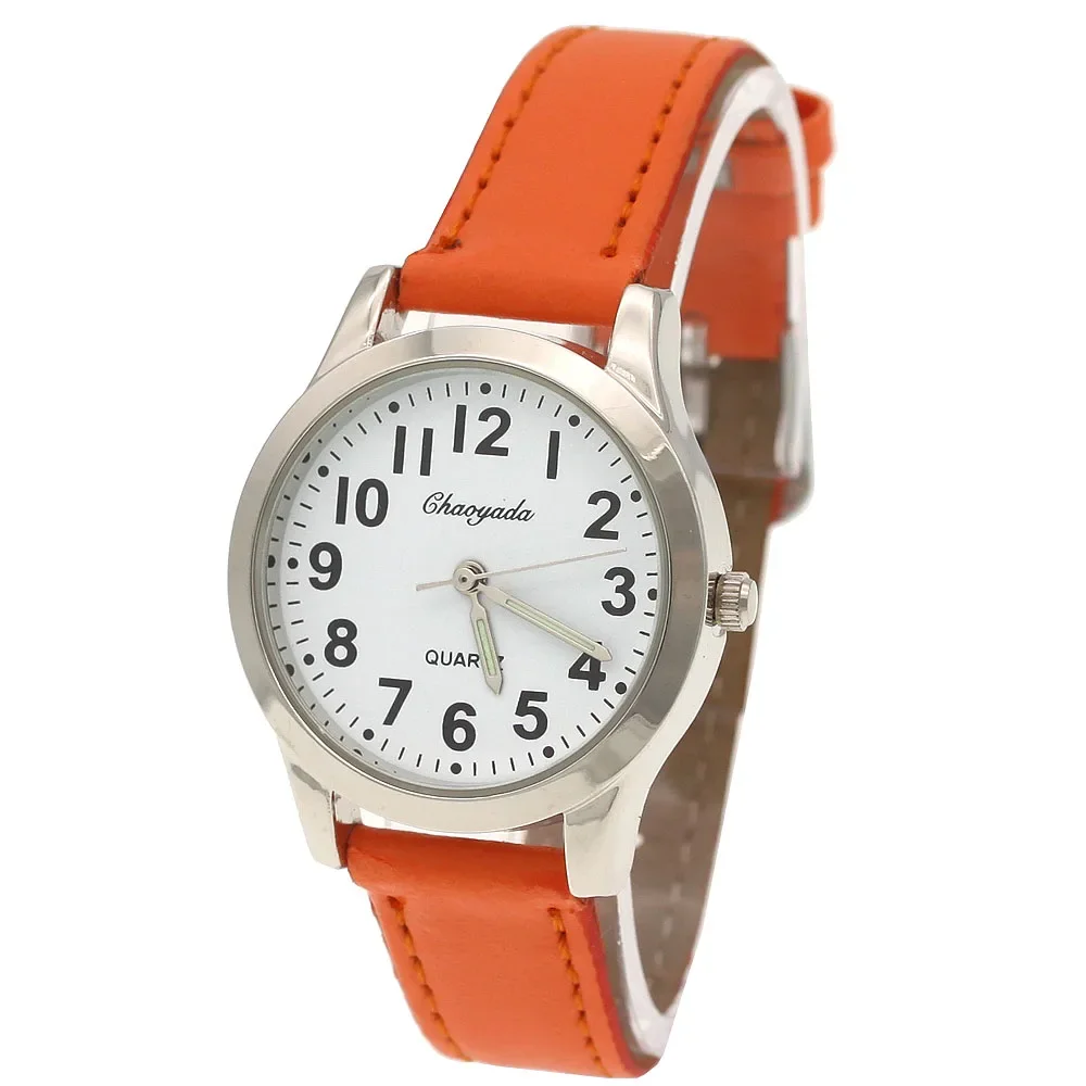Fashion Student Boy Watch Girls Watches Women Leather Watch Quartz Wristwatches For Kids