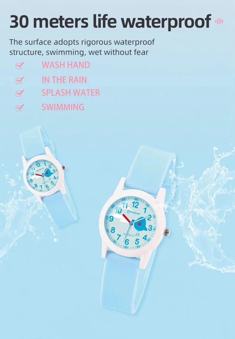 New Boys Girls Watch 30M Waterproof Quartz Chidlren Watch Blue Pink Digital Kids Sport Watches Alarm Clocks Gifts