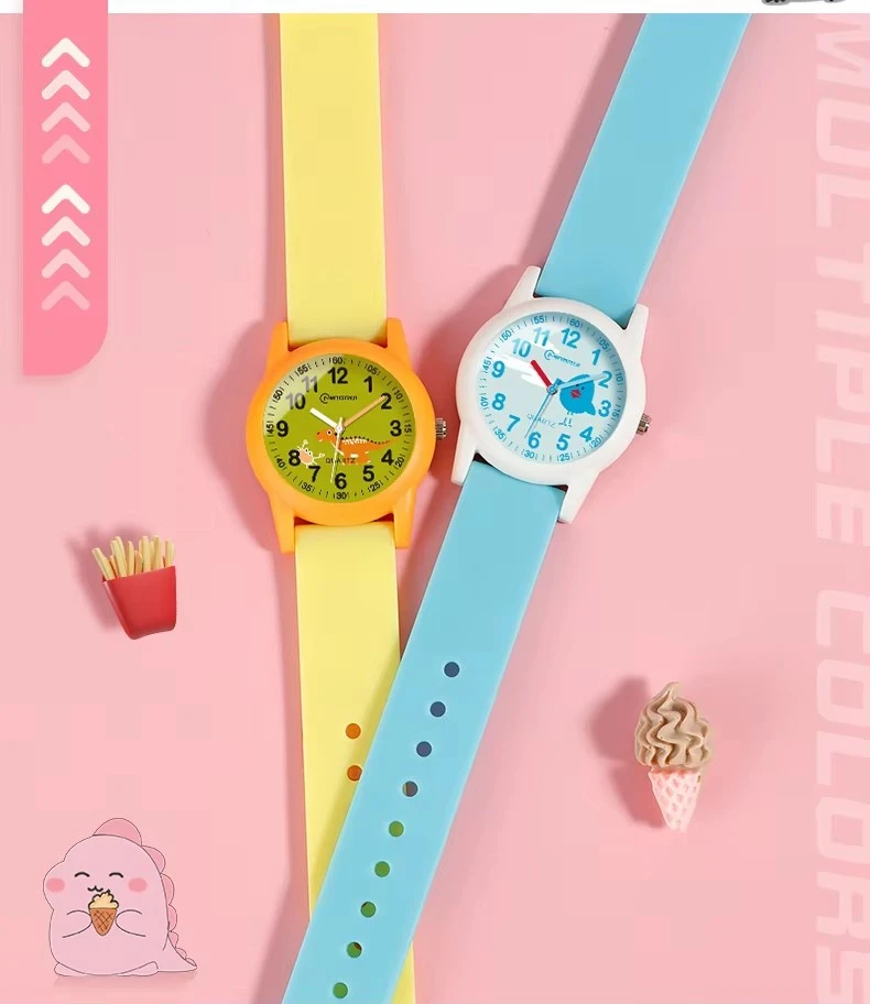 New Boys Girls Watch 30M Waterproof Quartz Chidlren Watch Blue Pink Digital Kids Sport Watches Alarm Clocks Gifts