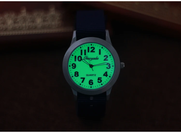 2026 CYD High Quality Boys Girls Outdoor Sport Quartz Wristwatches Students Learning Time Clock Fashion Luminous Canvas Watches