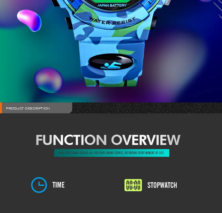 SKMEI 1547 Electronic Watch for Children Shockproof Waterproof Military Sport Kids Boy Digital Wristwatch 1266 Relogio Infantil