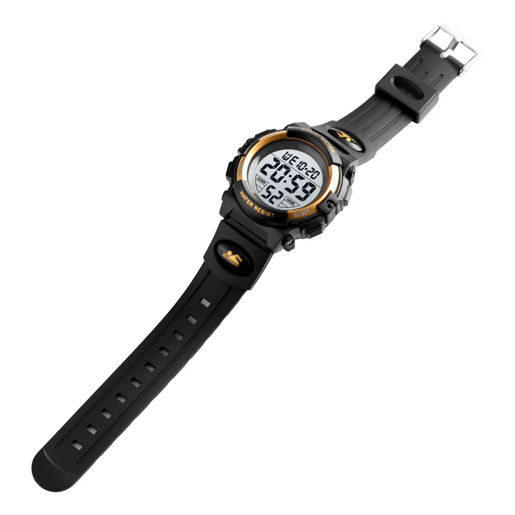 Skmei 1266 Timing Digital Children's Watch Boys and Girls' Alarm Clock 5Bar Waterproof Children's LED Watches 1258 1689 1999