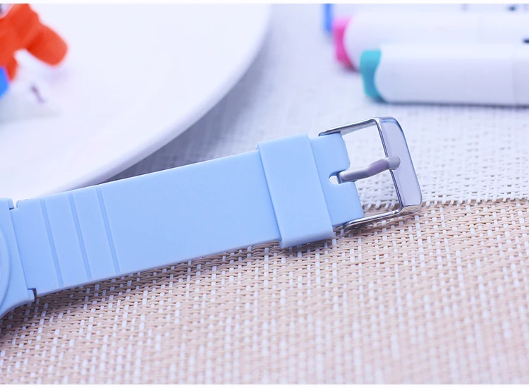 2026 child children boys girls  Primary school students rubber jelly color simple clear number quartz watches kids gifts watches