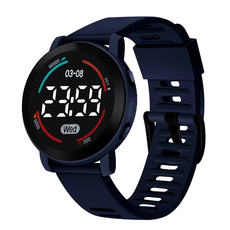 YIKAZE Boys and Girls Digital Watch Cartoon Luminous Kids Sports Watches Children's Electronic Wristwatch for 5-10 Years Old