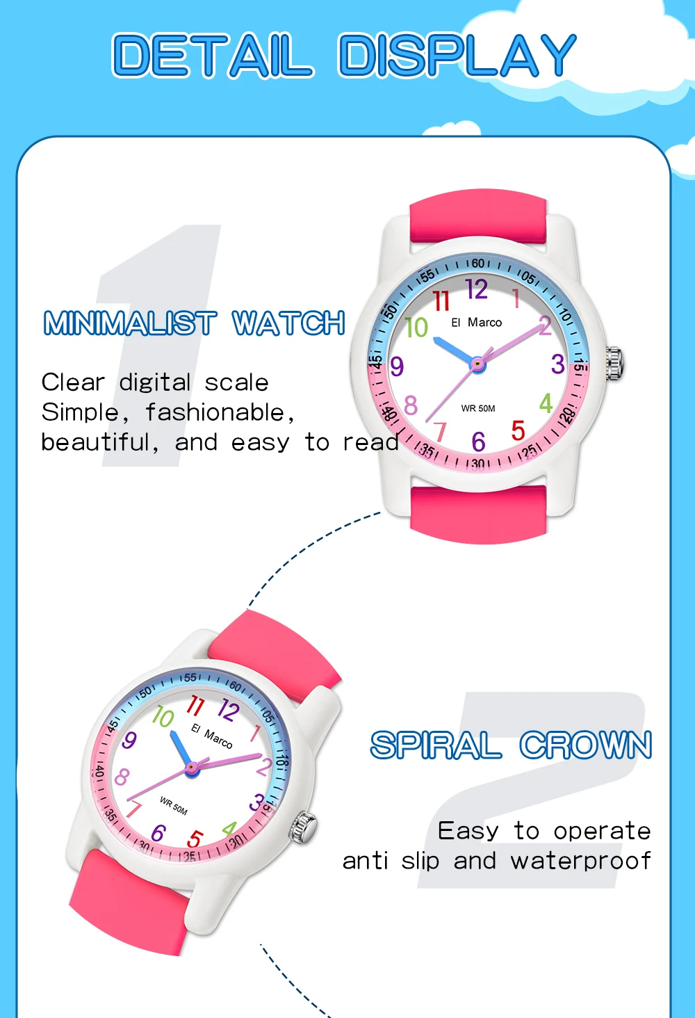 SANDA Fashion Ladies Quartz Watches Women Silicone Wrist Watch Baseball Sports Waterproof Boy Girl Casual Clock Children Gifts