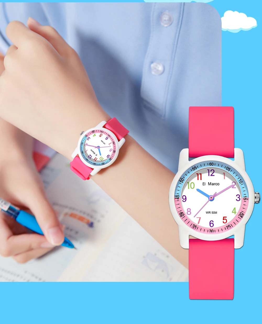 SANDA Fashion Ladies Quartz Watches Women Silicone Wrist Watch Baseball Sports Waterproof Boy Girl Casual Clock Children Gifts