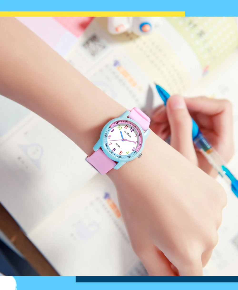 SANDA Fashion Ladies Quartz Watches Women Silicone Wrist Watch Baseball Sports Waterproof Boy Girl Casual Clock Children Gifts