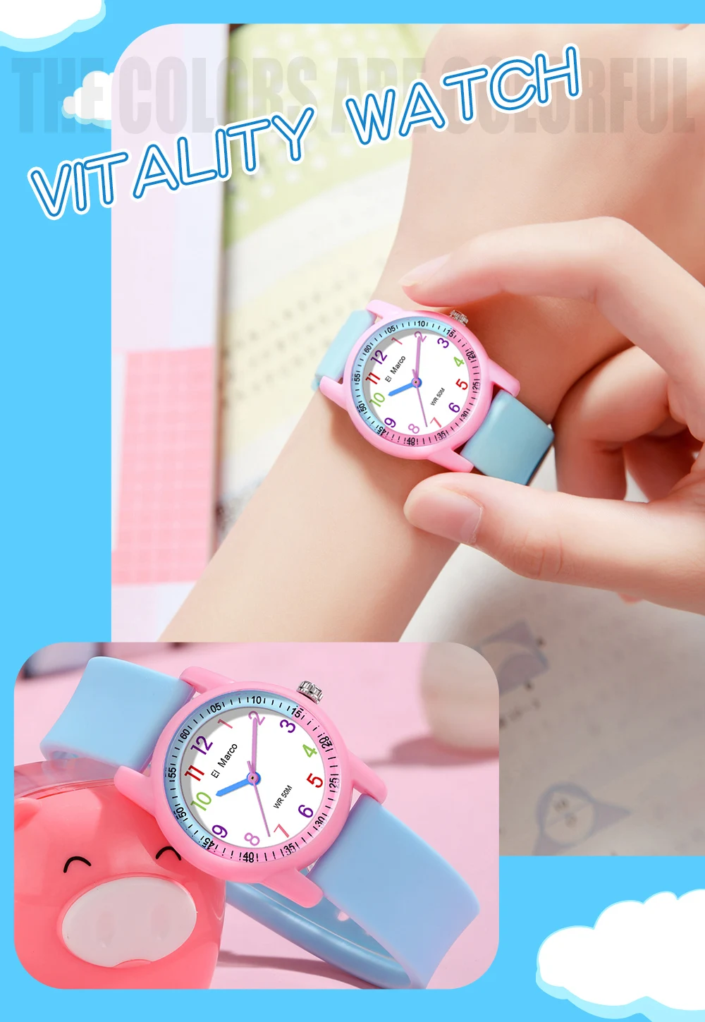 SANDA Fashion Ladies Quartz Watches Women Silicone Wrist Watch Baseball Sports Waterproof Boy Girl Casual Clock Children Gifts
