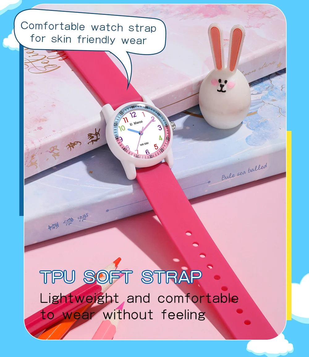 SANDA Fashion Ladies Quartz Watches Women Silicone Wrist Watch Baseball Sports Waterproof Boy Girl Casual Clock Children Gifts