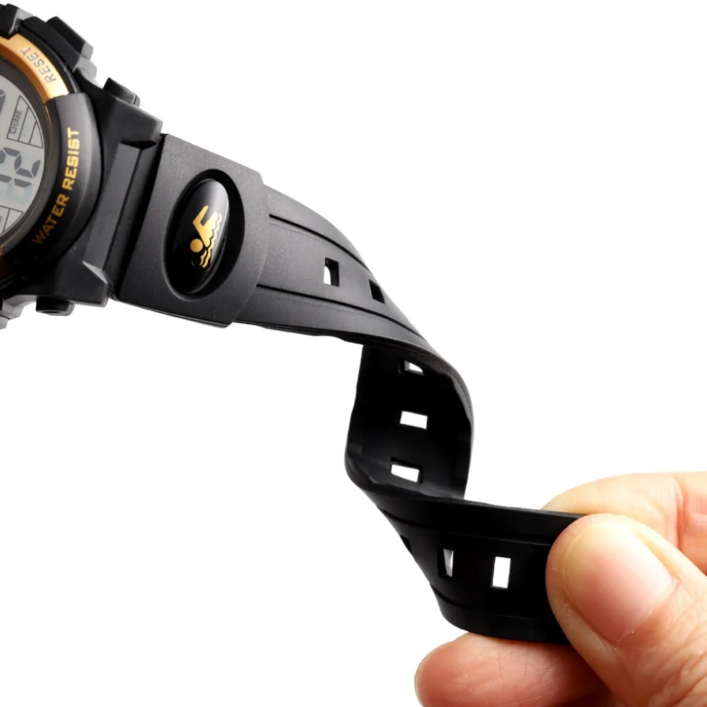 SKMEI 1266 Kid Wristwatch 50M Waterproof Watch Color Luminous Back Light Digital Clock Electronic Watch Alarm Date Week