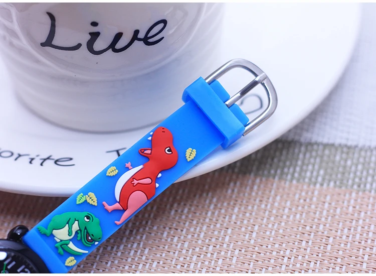 Fashion New Cool Cartoon Dinosaur Digital Quartz Watches For Children Boys Girls Little Baby Students Learn Time Cute Waterproof