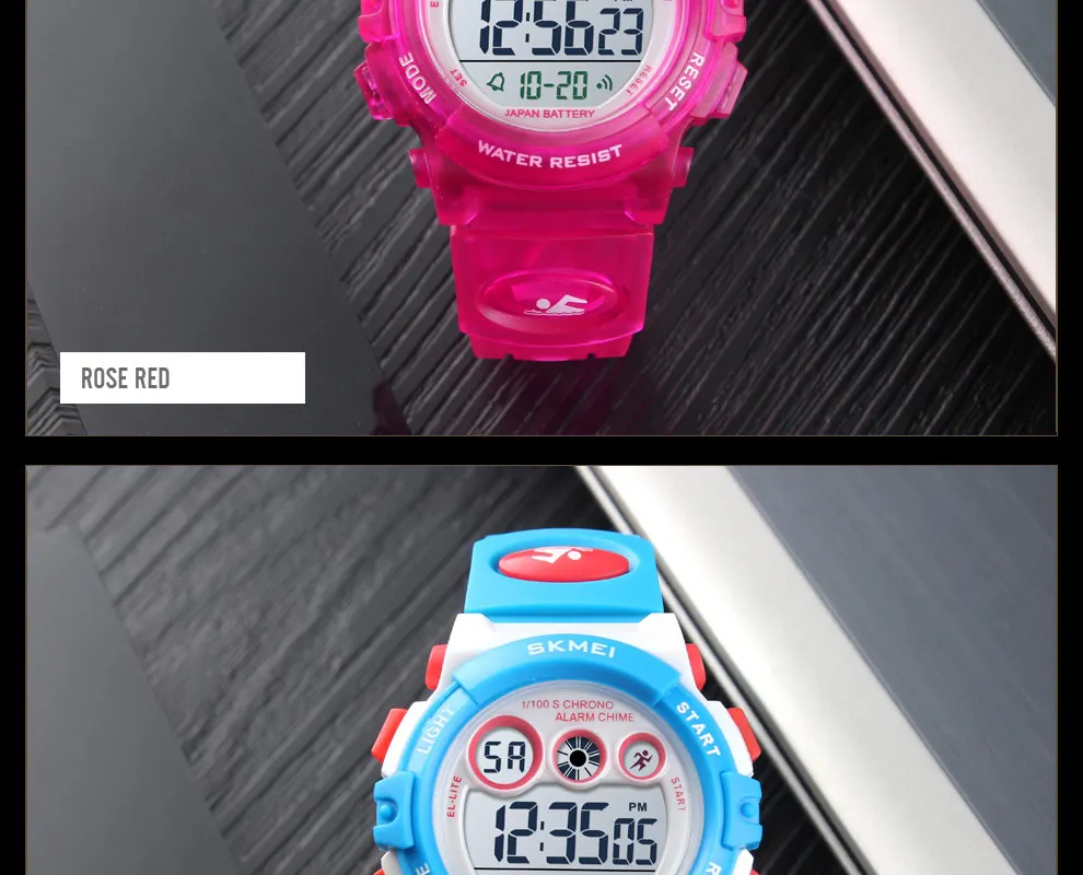 SKMEI 1451 Digital Watch for Children Shockproof Sport LED Electronic Wristwatches Waterproof Military Boy Girl Clock Reloj 1163