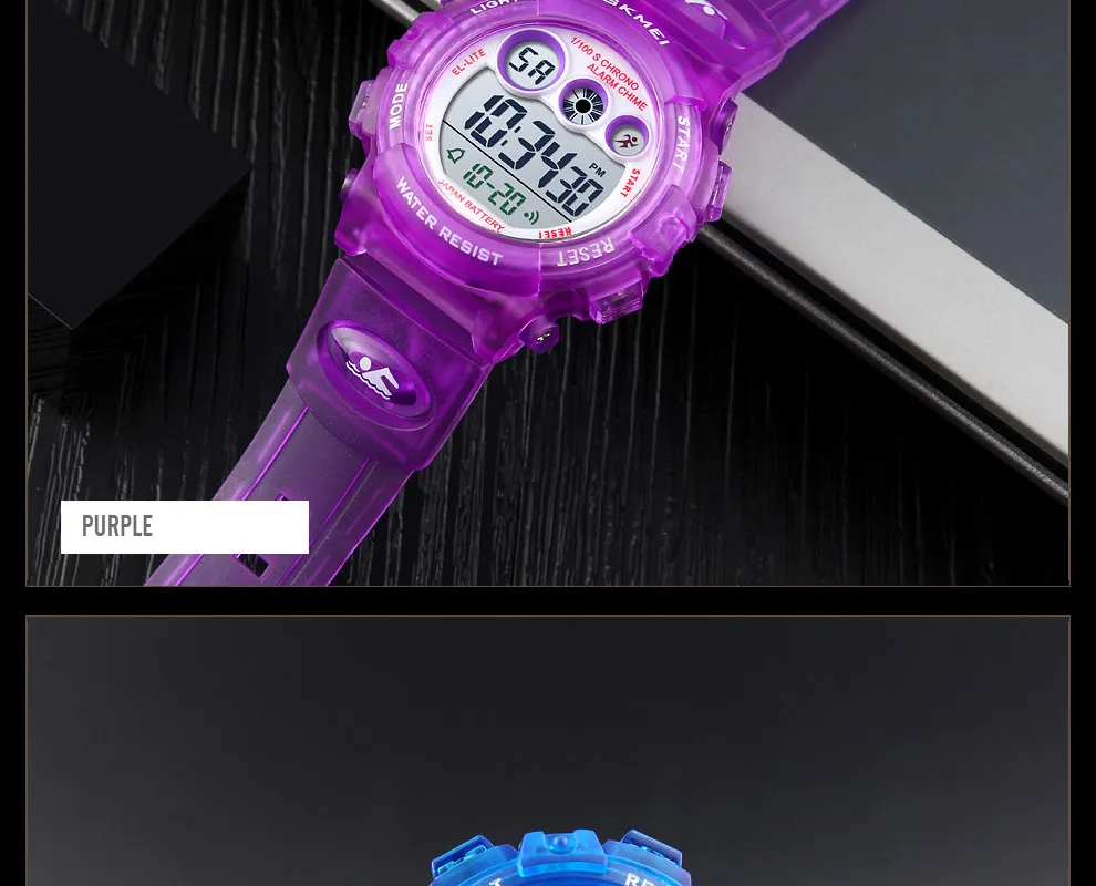 SKMEI 1451 Digital Watch for Children Shockproof Sport LED Electronic Wristwatches Waterproof Military Boy Girl Clock Reloj 1163