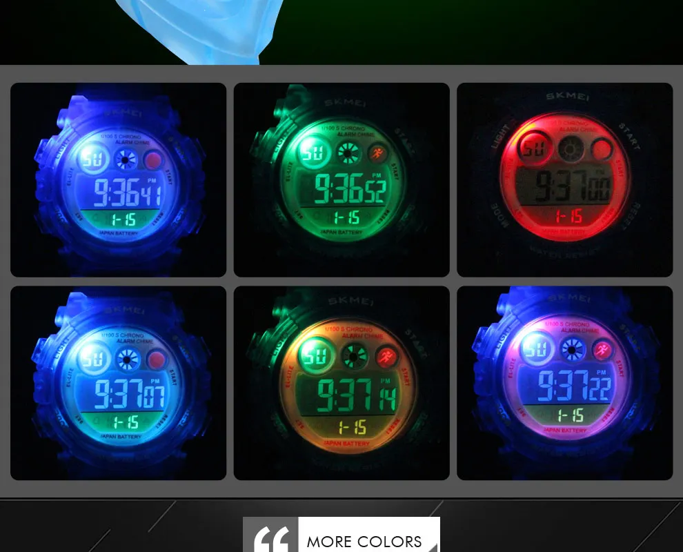 SKMEI 1451 Digital Watch for Children Shockproof Sport LED Electronic Wristwatches Waterproof Military Boy Girl Clock Reloj 1163