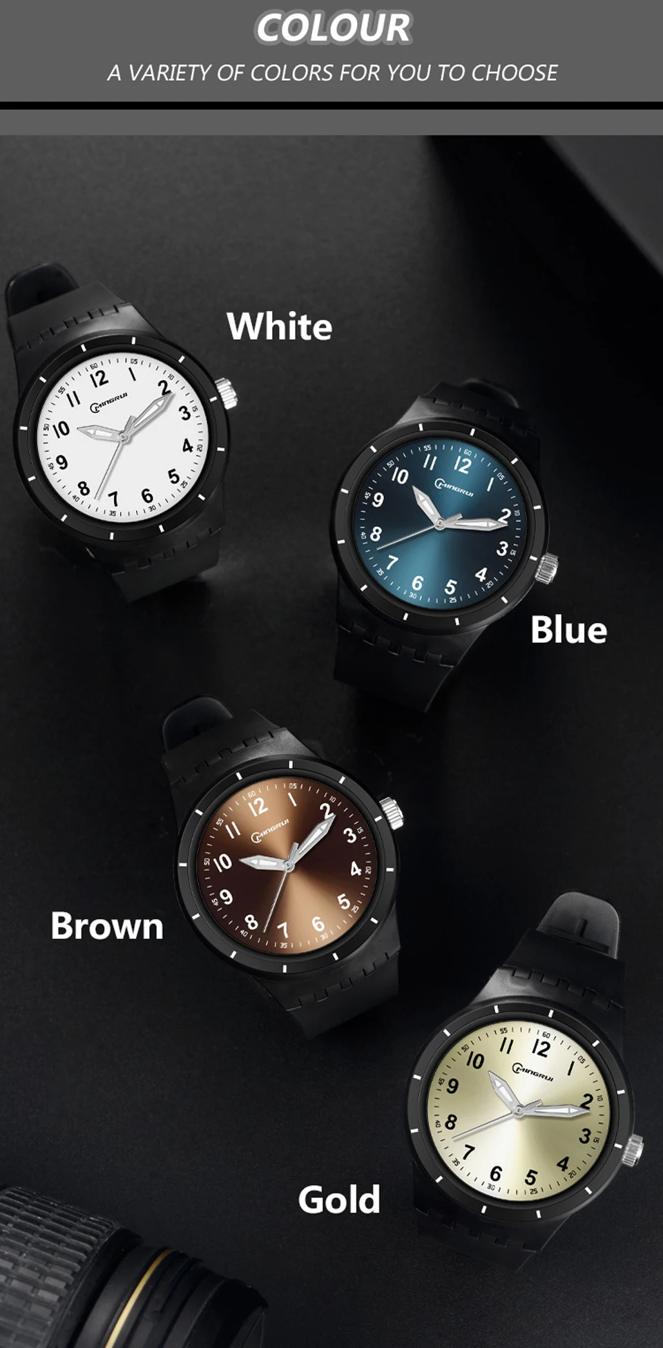 UTHAI BK23 Children and Teenagers Quartz Watch Simple Waterproof Night Light Men Watches Fashion Clock Gift