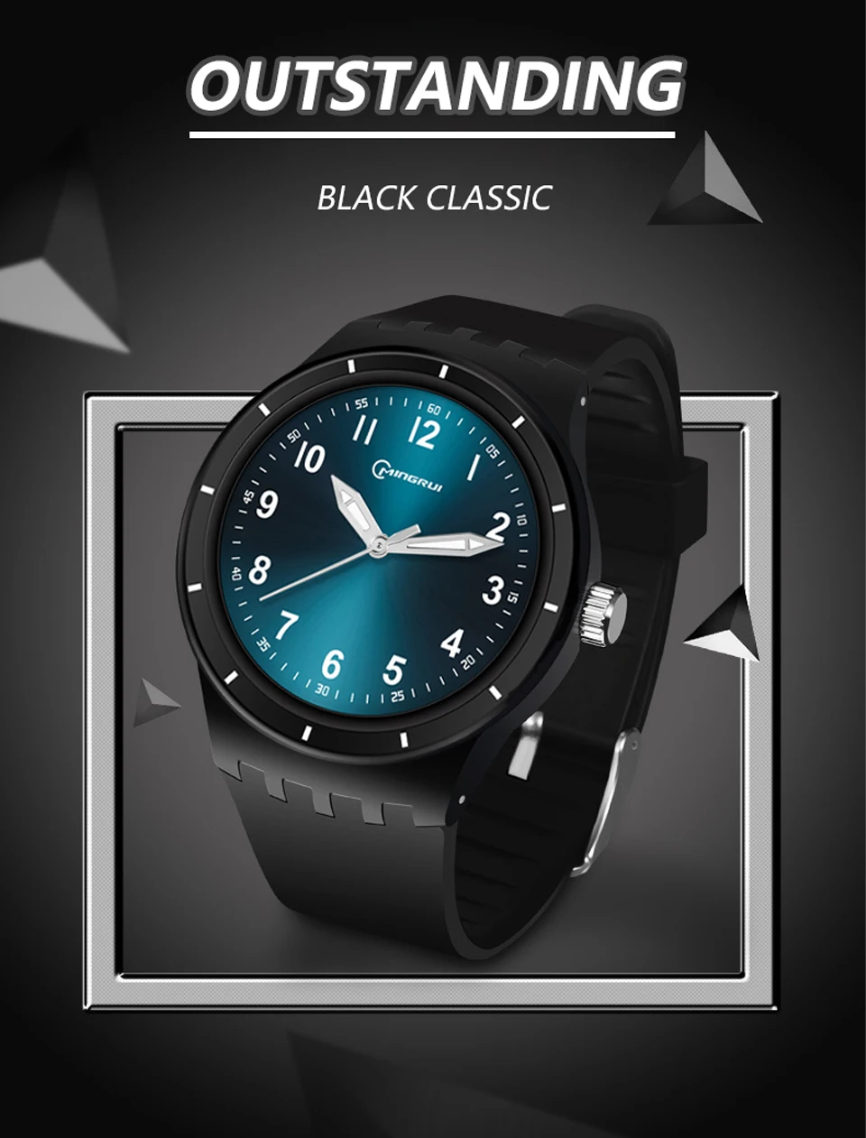 UTHAI BK23 Children and Teenagers Quartz Watch Simple Waterproof Night Light Men Watches Fashion Clock Gift